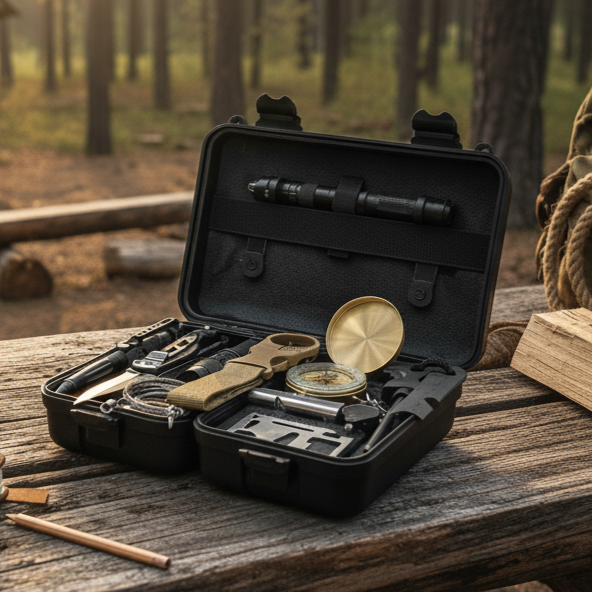 14-in-1 Outdoor Emergency Survival Gear Kit — Be Ready for Anything