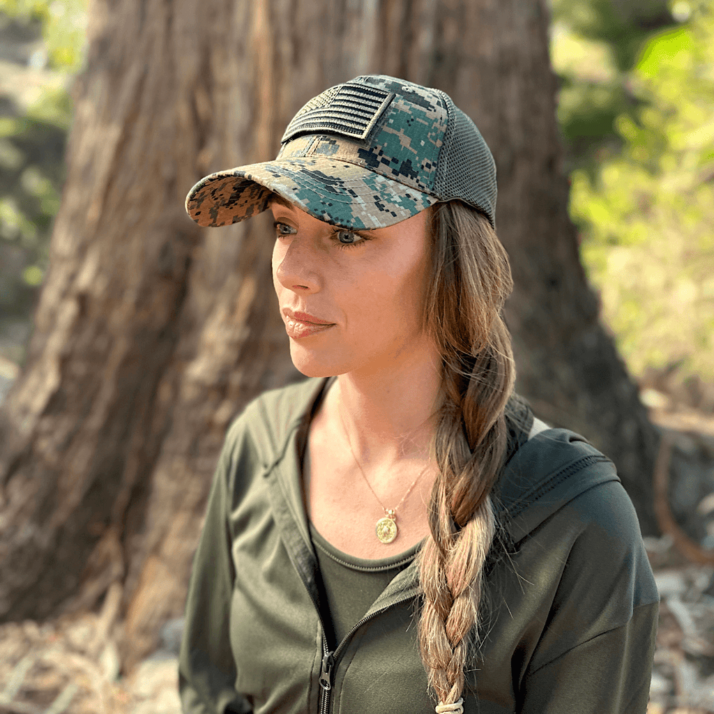 JupiterGear Military-Style Tactical Patch Hat with Adjustable Strap |