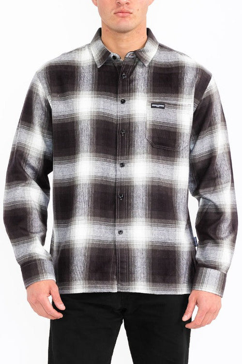 Men’s Plaid Flannel Shirt — Rugged Comfort, Timeless Style