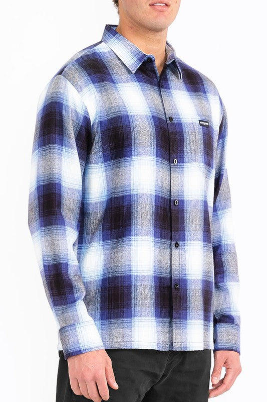 Men’s Plaid Flannel Shirt — Rugged Comfort, Timeless Style