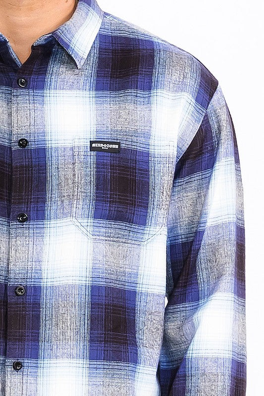 Men’s Plaid Flannel Shirt — Rugged Comfort, Timeless Style