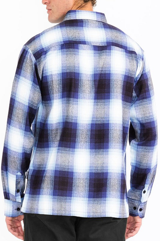 Men’s Plaid Flannel Shirt — Rugged Comfort, Timeless Style