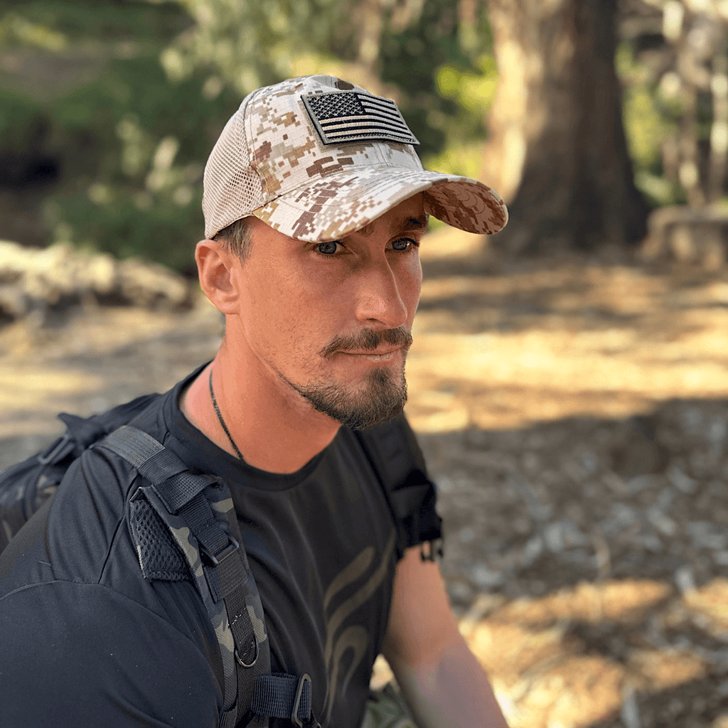 JupiterGear Military-Style Tactical Patch Hat with Adjustable Strap |