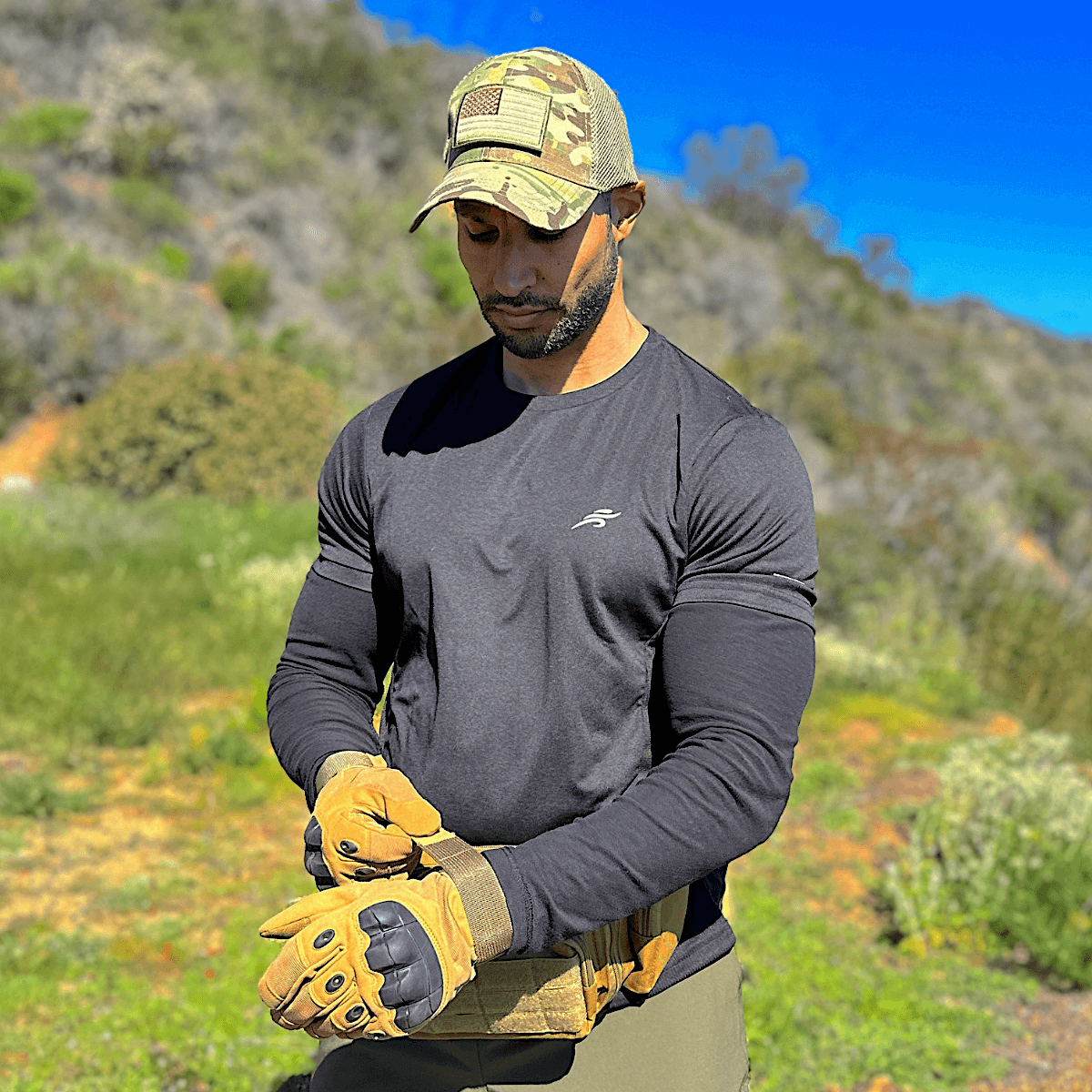 JupiterGear Military-Style Tactical Patch Hat with Adjustable Strap |