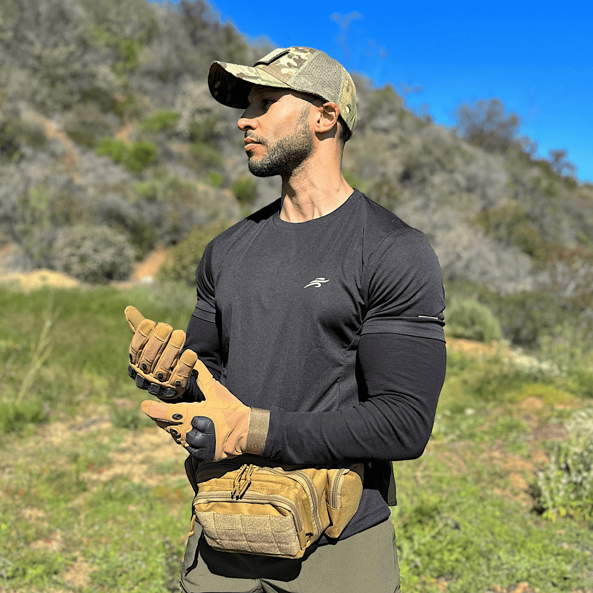 JupiterGear Military-Style Tactical Patch Hat with Adjustable Strap |