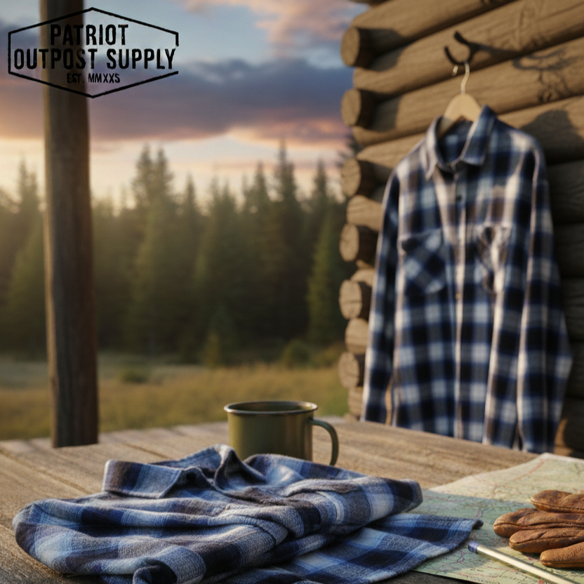 Men’s Plaid Flannel Shirt — Rugged Comfort, Timeless Style