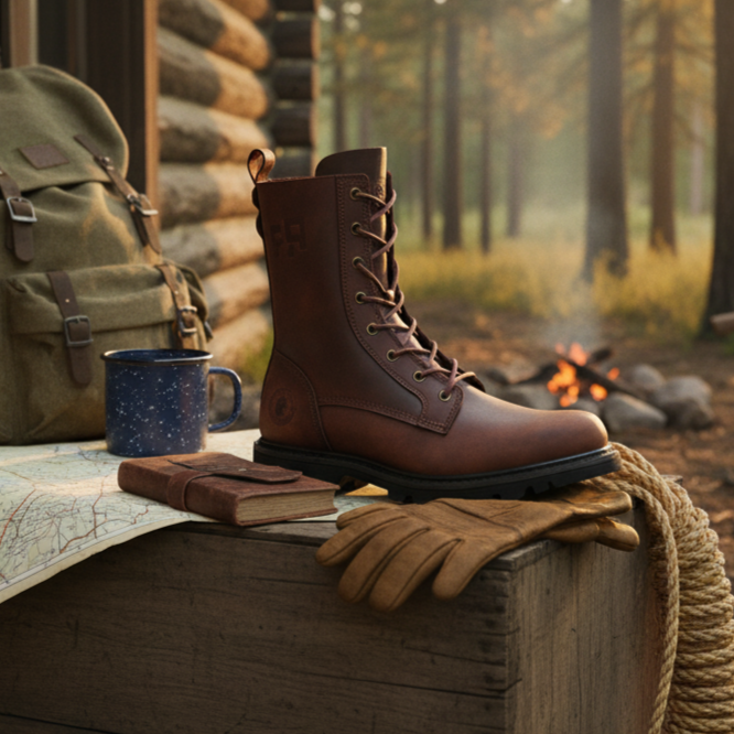 ROCKROOSTER Mantua 8” Soft Toe Work Boots — Rugged Protection, All-Day Comfort