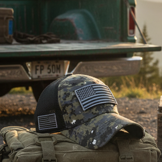 Tactical Camouflage Mesh Baseball Cap — Built for the Field, the Range, and Everyday Patriot Wear
