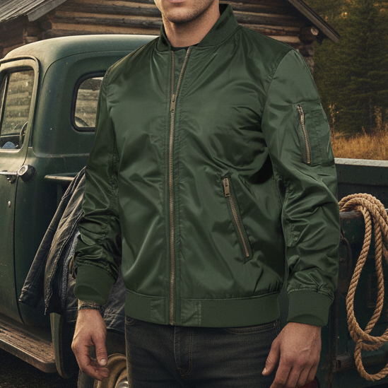 Winter Military Bomber Jacket — Cotton Padded