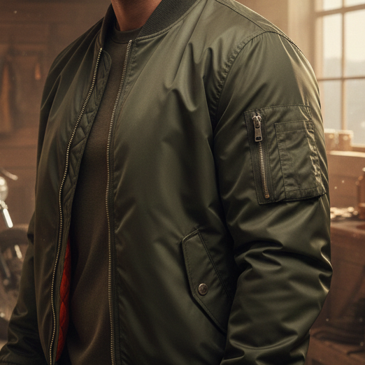 Winter Military Bomber Jacket — Cotton Padded