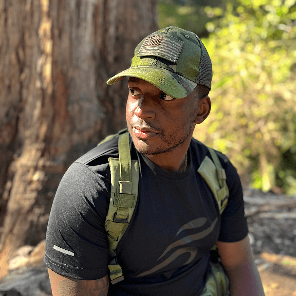 JupiterGear Military-Style Tactical Patch Hat with Adjustable Strap |