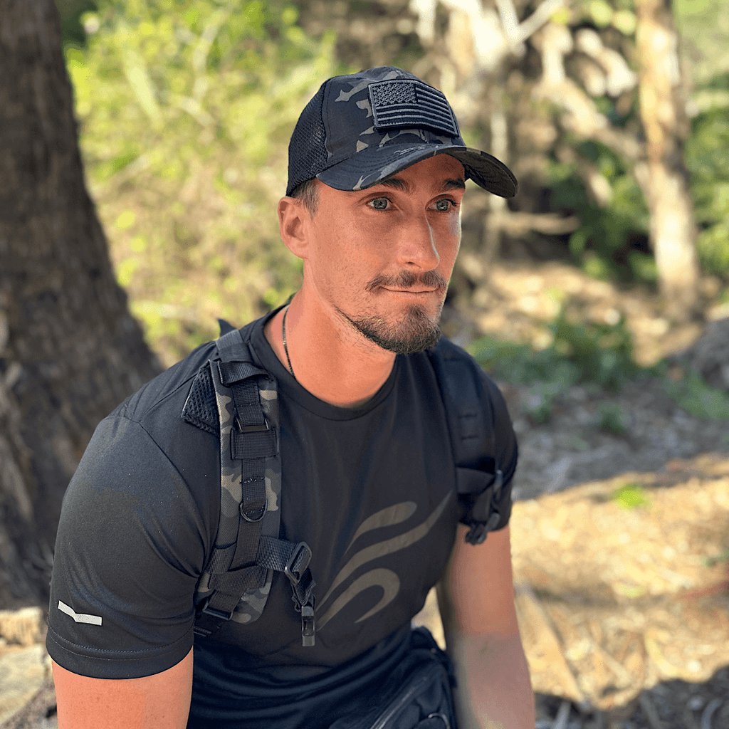 JupiterGear Military-Style Tactical Patch Hat with Adjustable Strap |