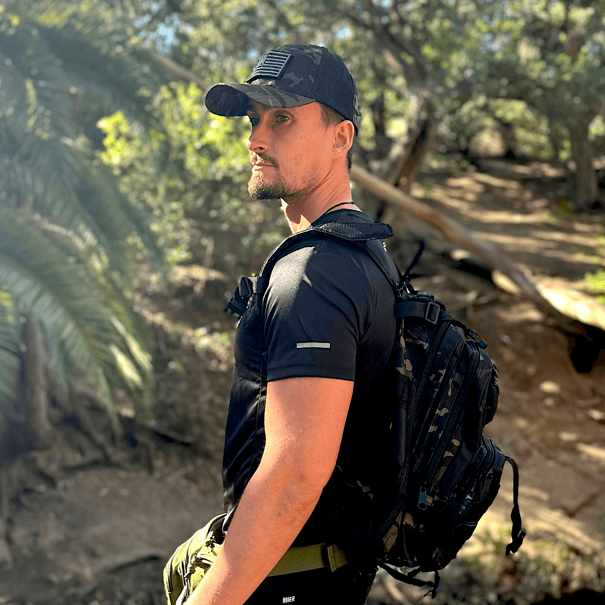 JupiterGear Military-Style Tactical Patch Hat with Adjustable Strap |