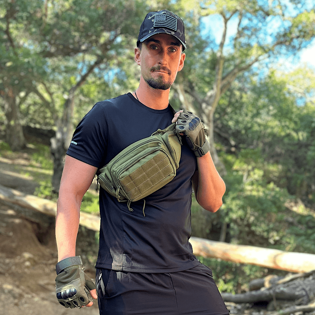 JupiterGear Military-Style Tactical Patch Hat with Adjustable Strap |