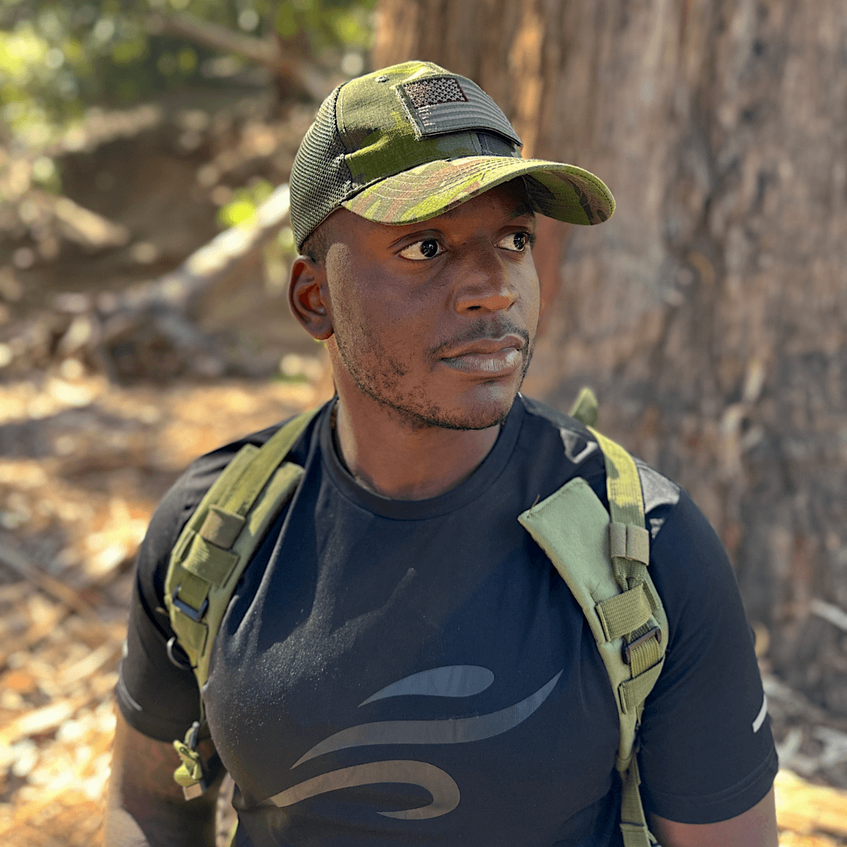 JupiterGear Military-Style Tactical Patch Hat with Adjustable Strap |