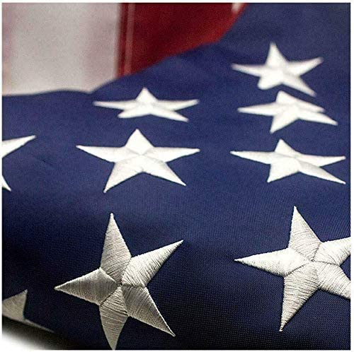 American Flag — Heavy Duty Outdoor Embroidered Stars USA Fla