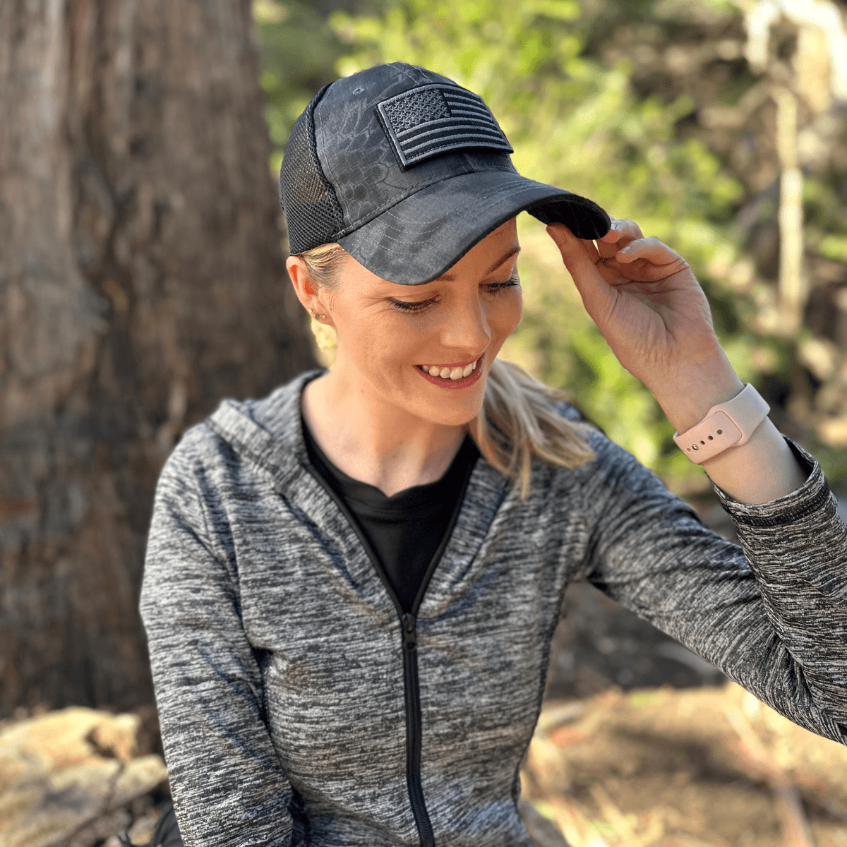 JupiterGear Military-Style Tactical Patch Hat with Adjustable Strap |