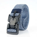Military Tactical Belt Men Canvas Adjustable Magnetic Head Army Combat