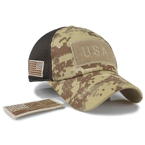 Tactical Camouflage Mesh Baseball Cap — Built for the Field, the Range, and Everyday Patriot Wear