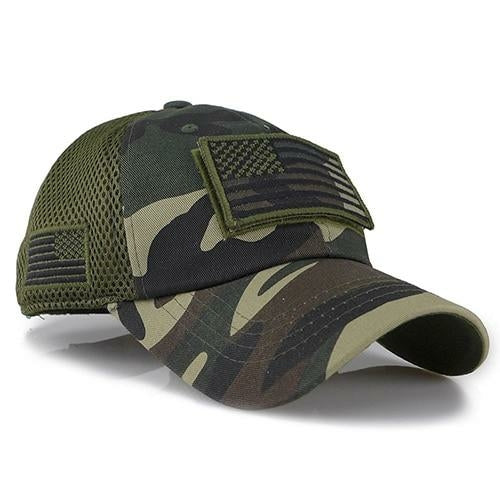 Tactical Camouflage Mesh Baseball Cap — Built for the Field, the Range, and Everyday Patriot Wear