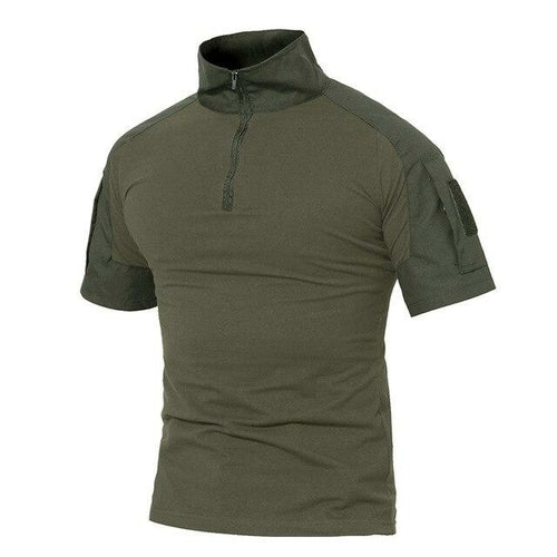 Men Summer T Shirts Airsoft Army Tactical T Shirt Short Sleeve