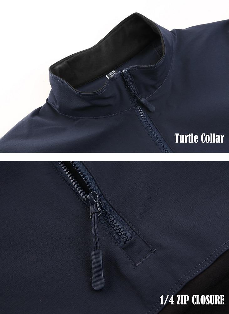 Military Assault T-shirts Mens Long Sleeve Crew-Neck Airsoft Tactical