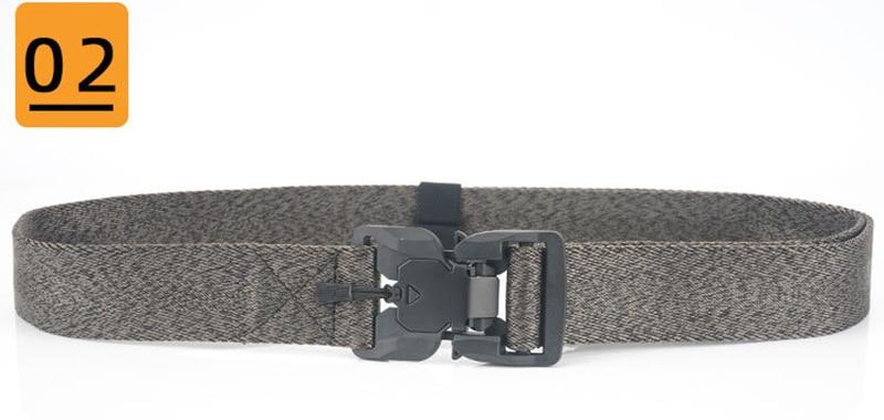 Military Tactical Belt Men Canvas Adjustable Magnetic Head Army Combat