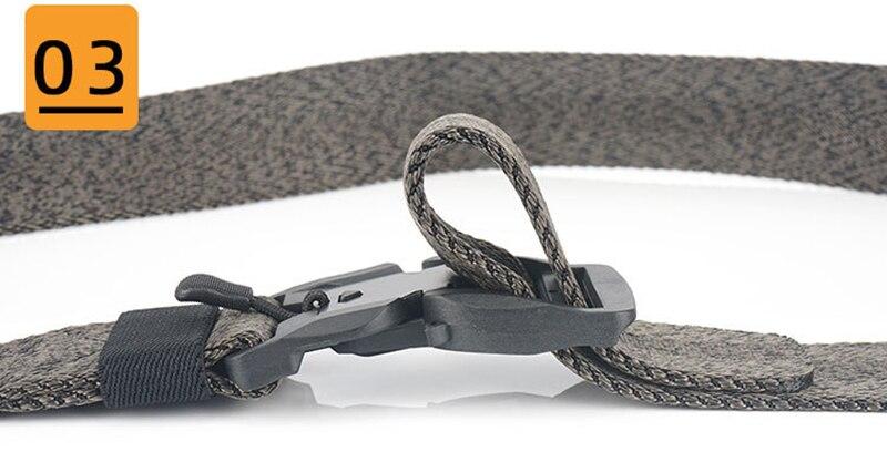 Military Tactical Belt Men Canvas Adjustable Magnetic Head Army Combat