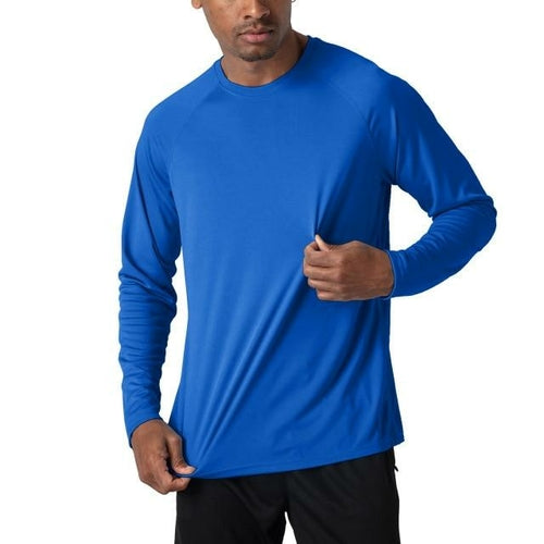 Men's Sun Protection T-shirts Summer UPF 50+ Long Sleeve Performance