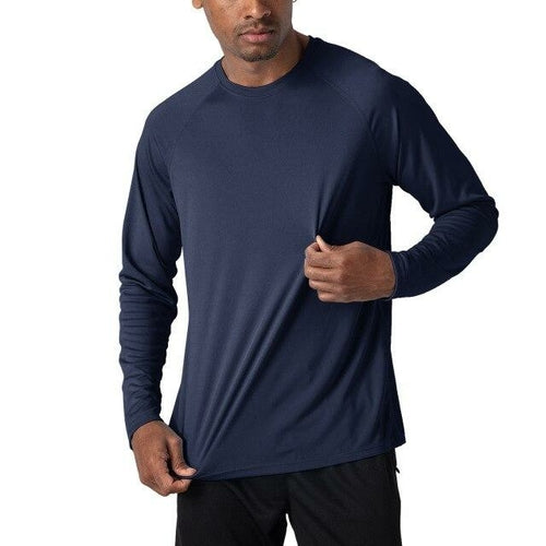Men's Sun Protection T-shirts Summer UPF 50+ Long Sleeve Performance