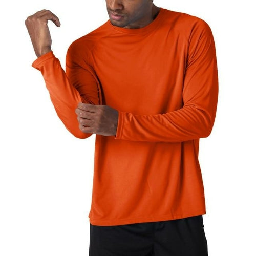 Men's Sun Protection T-shirts Summer UPF 50+ Long Sleeve Performance