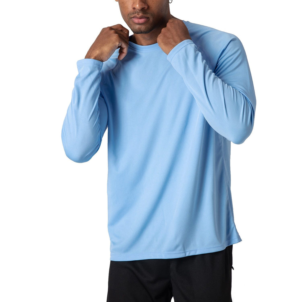 Men's Sun Protection T-shirts Summer UPF 50+ Long Sleeve Performance