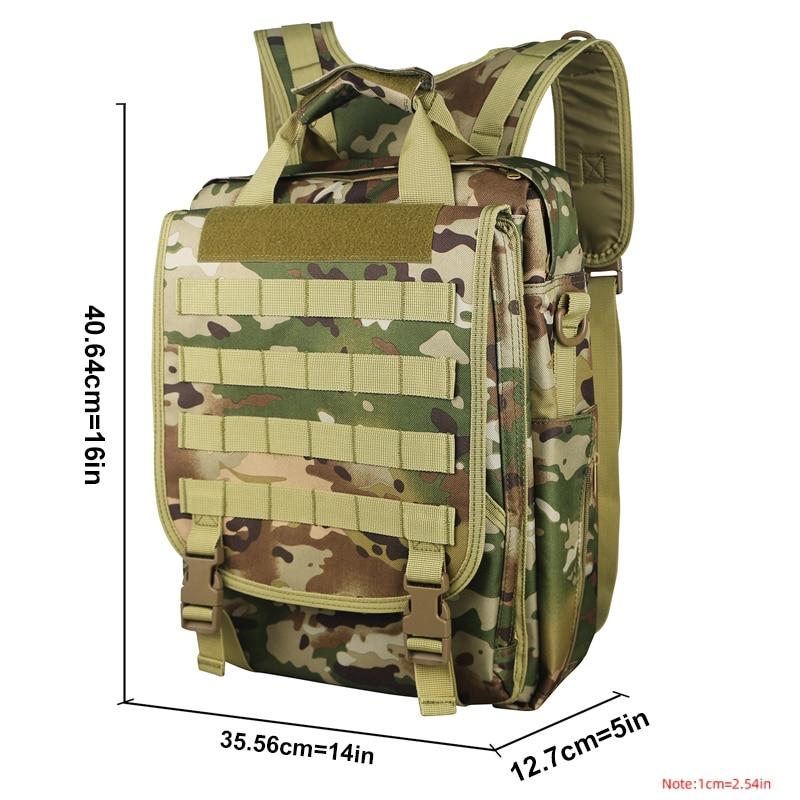 Molle Military Laptop Bag Tactical Messenger Bags Computer Backpack