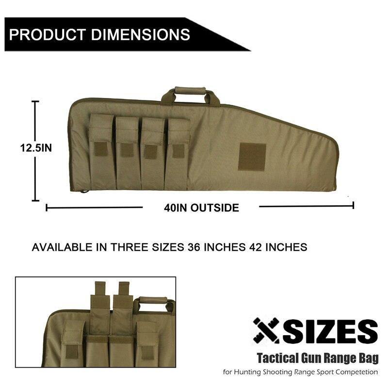 102cm Tactical Molle Bag Nylon Gun Bag Rifle Case Military Backpack